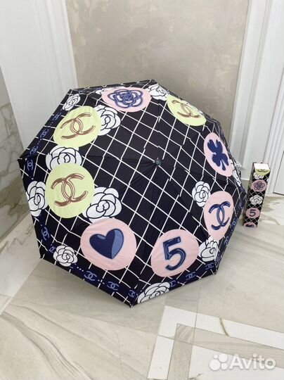 Зонт chanel шанель с фонариком