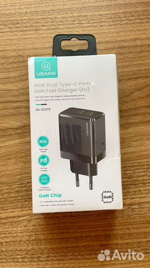 Зарядное устройство Usams US-CC172 T54 40W Dual