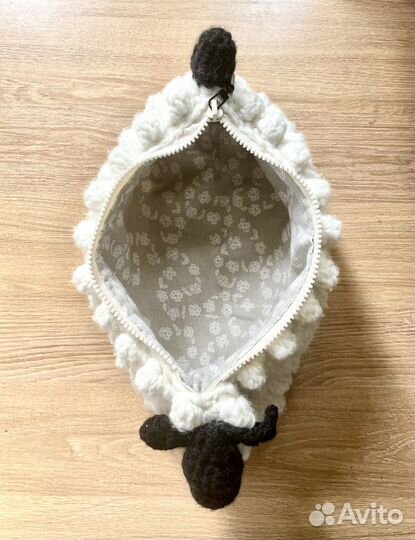 Сумка клатч вязаная Овца Valiko