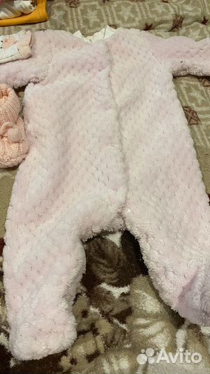 Большой пакет одежды для девочки 0-3 месяца