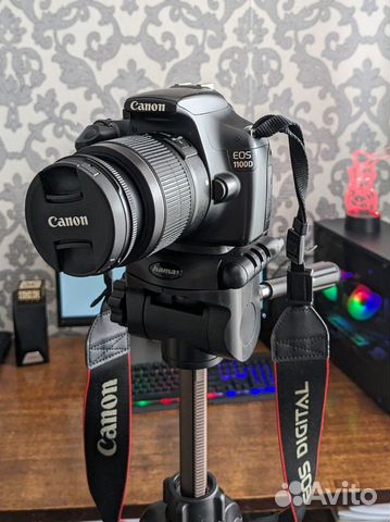 Canon 1100d + комплект со штативом объявление продам