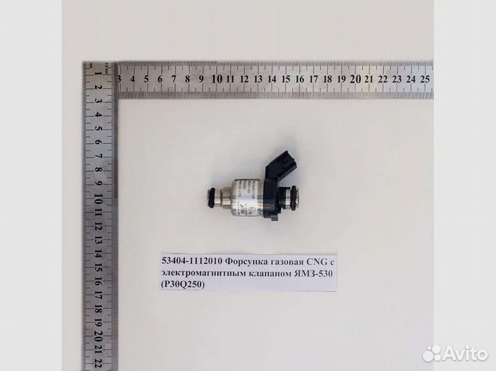Форсунка газовая CNG с электромагнитн. Клапан. ямз