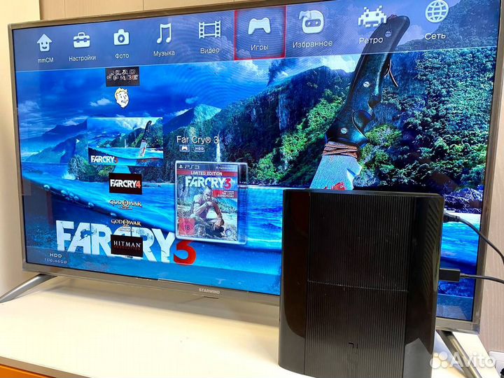 Sony PlayStation 3 500gb + 40 игр прошита