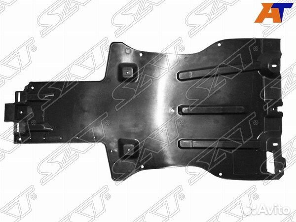 Защита двигателя VW touareg 03-10 задняя ST-VW61-0