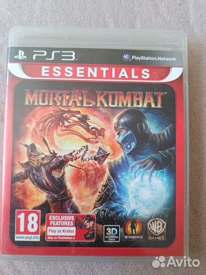 Mortal kombat 9 ps3 диск