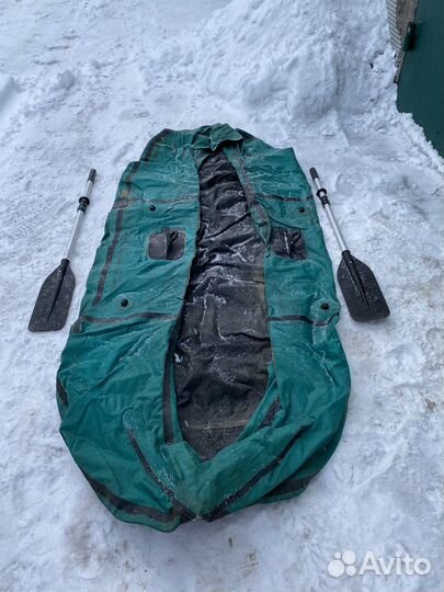 Лодка надувная двухместная