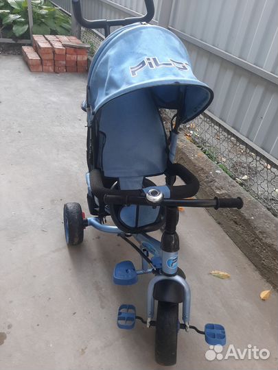 Детский велосипед с ручкой бу