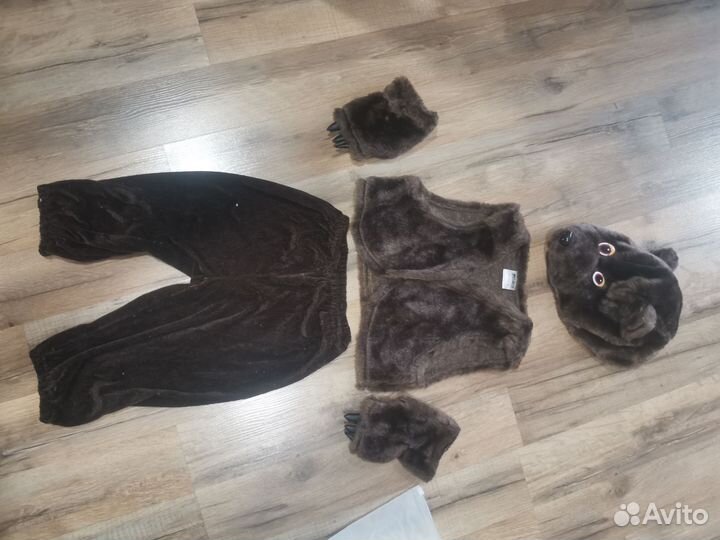 Новогодний костюм медведя 3-6 лет