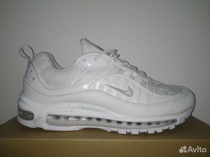 Nike air max 98 triple clearance white