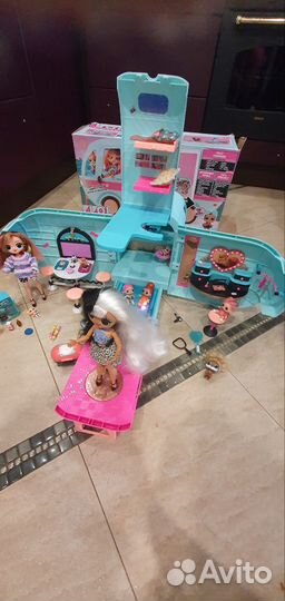 Глэмпер/ автобус лол с куклами lol/ l.o.l omg