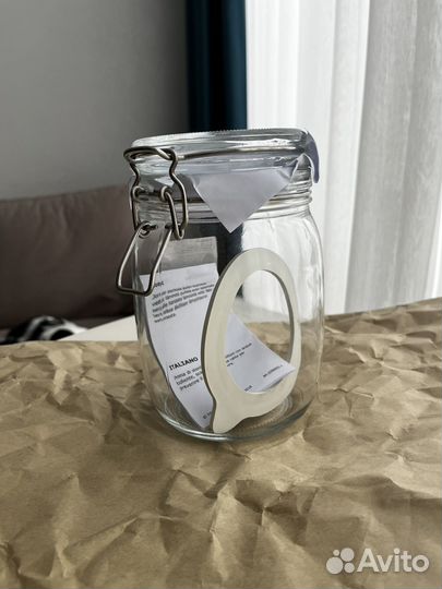 IKEA коркен банка и бутылка 1 литр