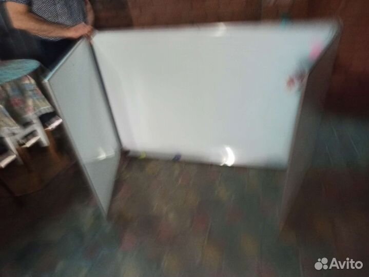 Доска магнитно-маркерная, 3-Х элементная, 90X120/2