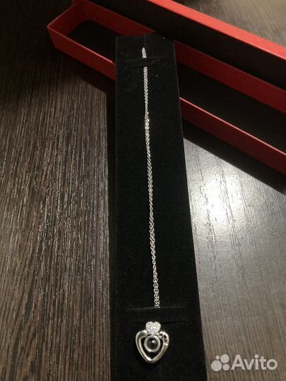 Кулон с цепочкой я люблю тебя на 100 языках мира