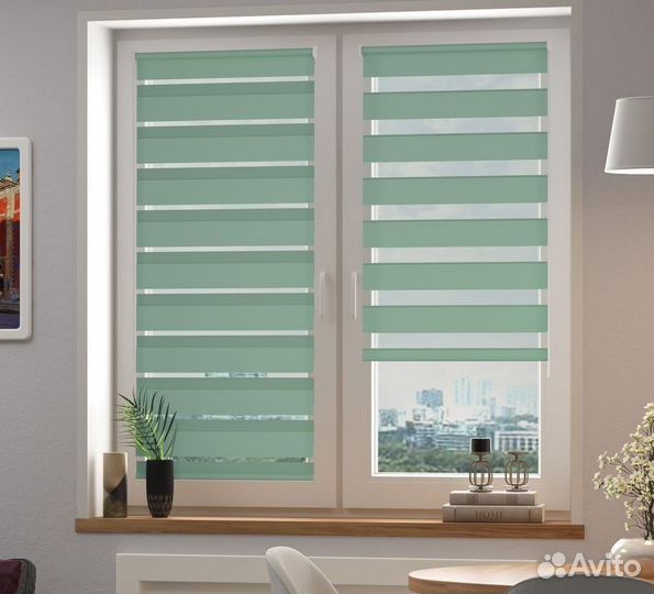 Рулонные шторы день ночь Ушаково