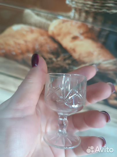 Хрустальные рюмки на ножке СССР