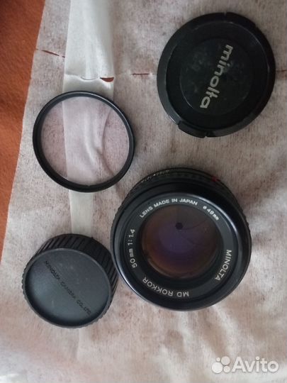 Объектив minolta md Rokkor 50mm1.4