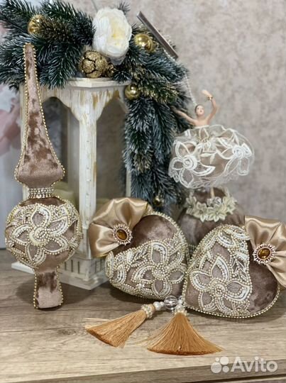 Новогодние шары ручной работы