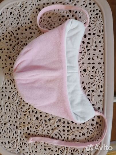 Шапка детская для девочки новорождённой