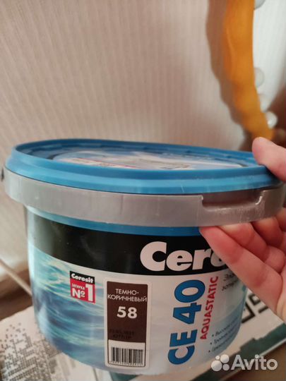 Затирка Церезит Багамы и шоколад