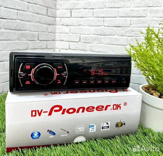 Магнитола 1 din с bluetooth pioneer арт682