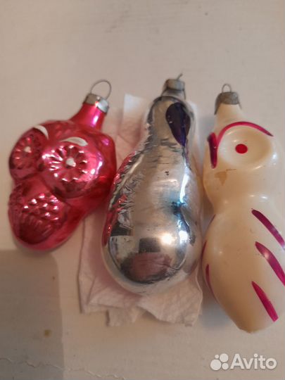 Елочные игрушки СССР советские