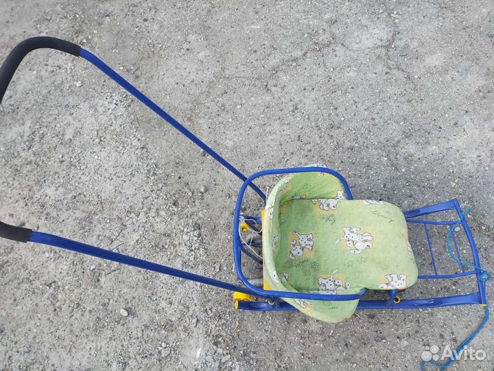 Детские санки с колесами