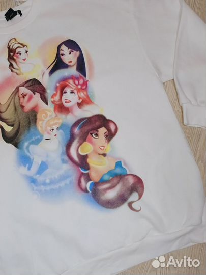 S-M Свитшот новый «Принцессы» Disney Bershka