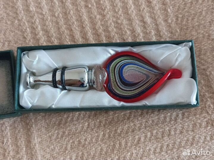 Пробка для бутылки из муранского стекла