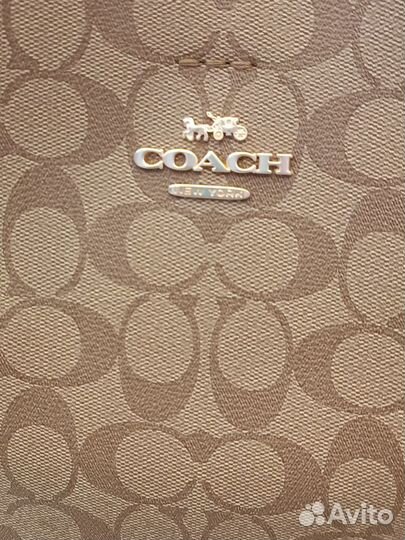 Сумка Coach ведро большой размер