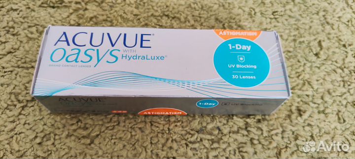 Линзы Acuvue oasys astigmatism