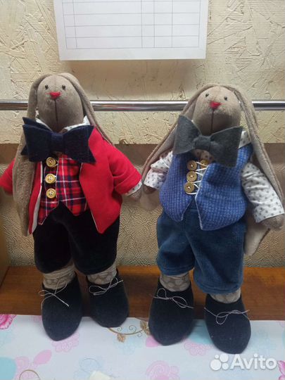 Заяц тильда 35 см