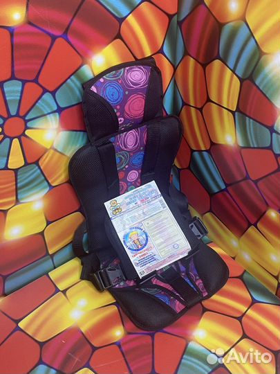 Детское бескаркасное автокресло 9-36 кг и бустеры