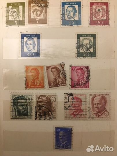 2 альбома с марками