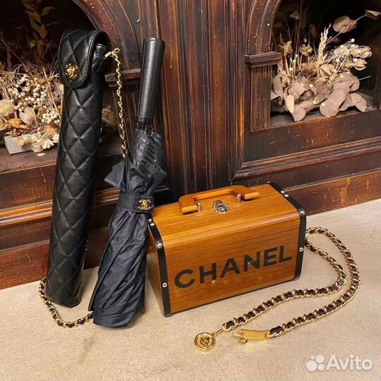Зонт женский chanel шанель (premium)
