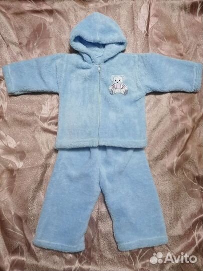 Костюм для мальчика плюшевый, велюровый