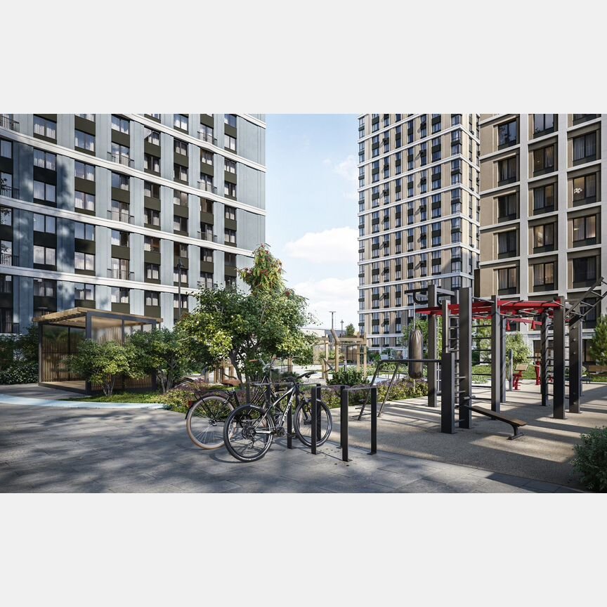 2-к. квартира, 61,4 м², 10/16 эт.