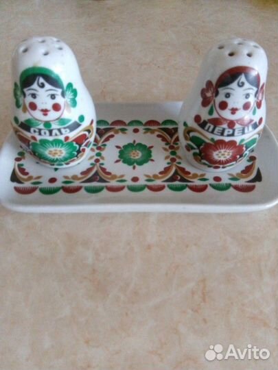 Солонка, перечница СССР