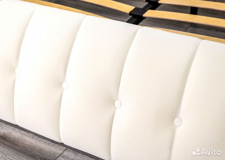 Кровать новая 200х200 слоновая кость Мадрид