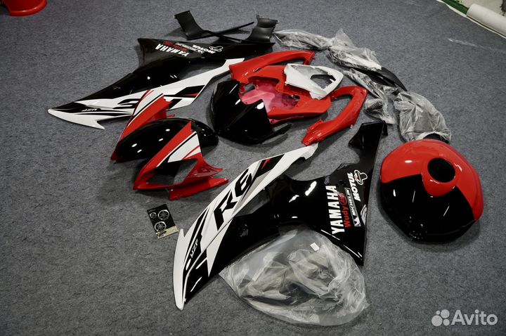 Комплект пластика на Yamaha R6 2008-2016