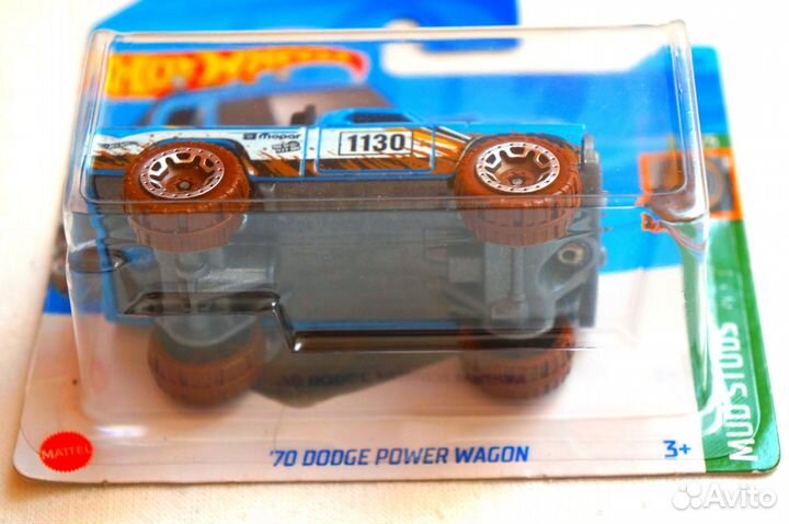 Hot Wheels 1970 Dodge Power Wagon (Blue Dirt)