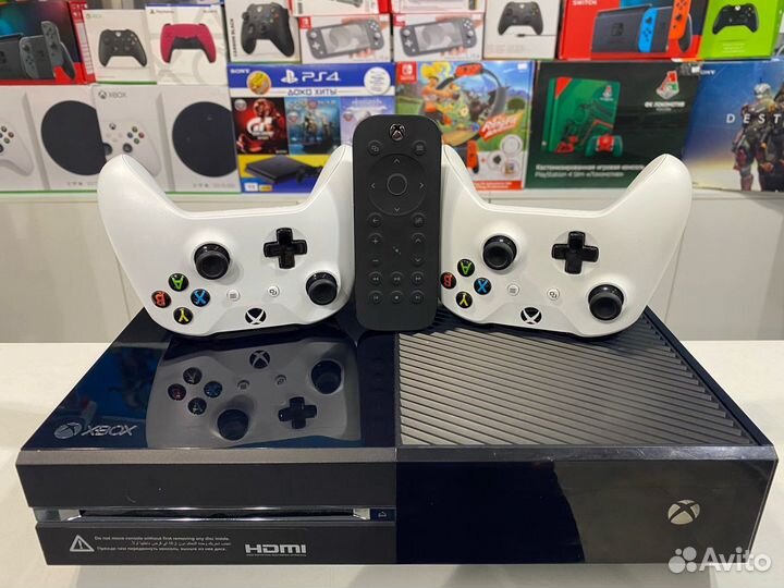 Xbox One Fat + пульт Xbox + джойстик (магазин)