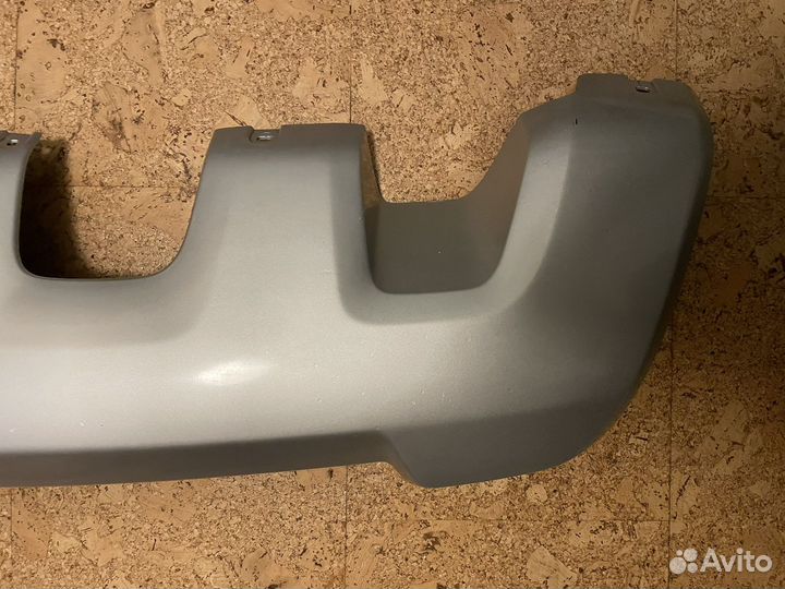 Накладка на задний бампер renault duster 2015-2021