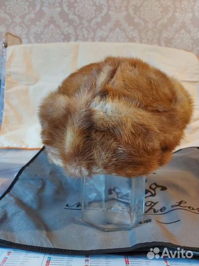 Шапка норковая женская