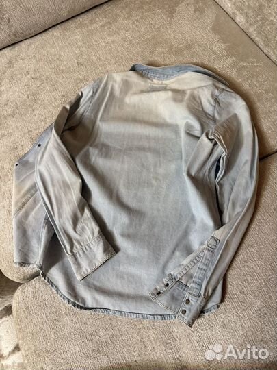 Рубашки джинсовые Zara S и oodji M женские