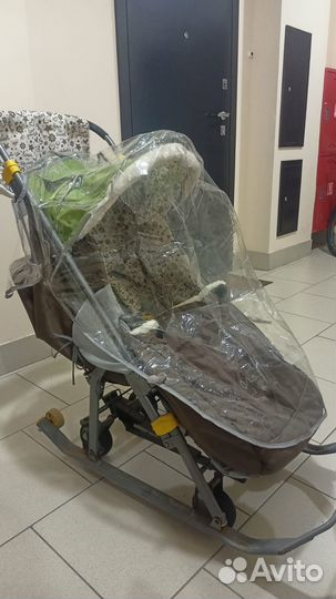 Детские санки коляска