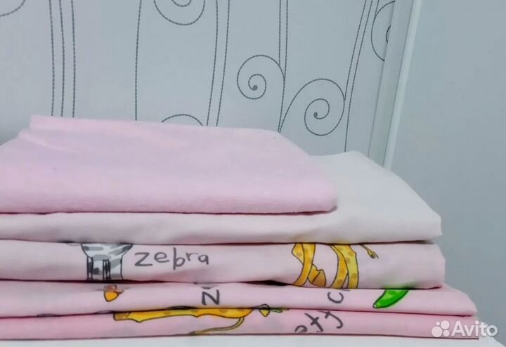 Постельное белье детское Пакетом Простыни на резин