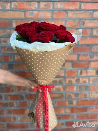 Роза букет 25 51 101 доставка цветы