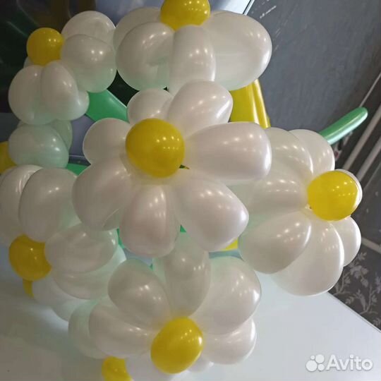 Воздушные шары с гелием, композиции с воздухом