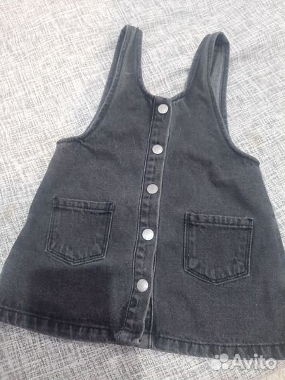 Джинсовый сарафан zara 86