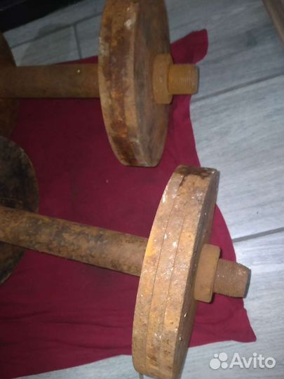 Гантели разборные,14 кг каждая